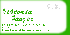 viktoria hauzer business card